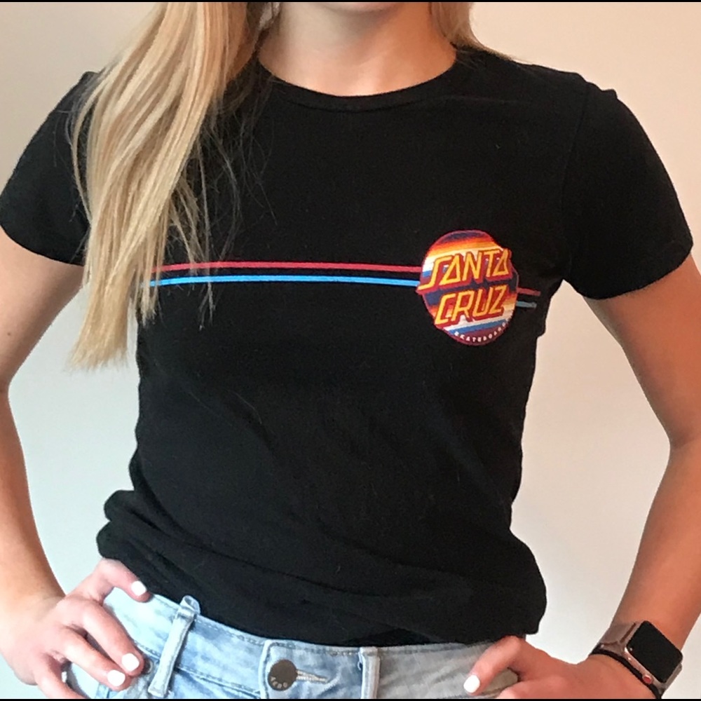 Santa Cruz Size XS Black T-Shirt